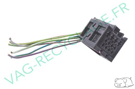 Fiche faisceau boitier confort 12 pôles 6Q0972883 pour Seat Skoda Volkswagen - Image 1