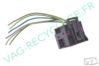 Fiche faisceau boitier confort 12 pôles 6Q0972883 pour Seat Skoda Volkswagen - Image 1