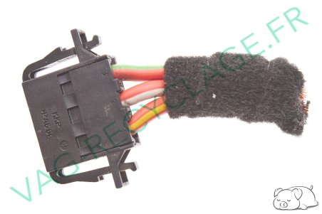 Boitier fiche plate 3 pôles 1J0972753 pour divers Audi Seat Skoda Volkswagen - Image 2