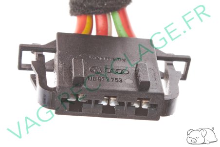 Boitier fiche plate 3 pôles 1J0972753 pour divers Audi Seat Skoda Volkswagen - Image 3