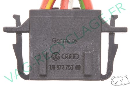 Boitier fiche plate 3 pôles 1J0972753 pour divers Audi Seat Skoda Volkswagen - Image 4