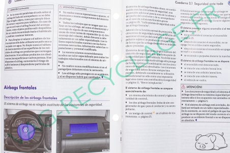 Notice 2.1 Seguridad ante todo pour Polo 4 Phase 2 9N3 (en espagnol) - Image 3