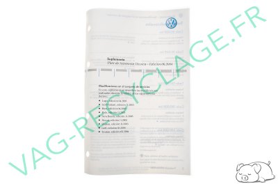 Suplemento plan de Asistencia Técnicas pour Polo 4 Phase 2 9N3 (en espagnol) - Image 1