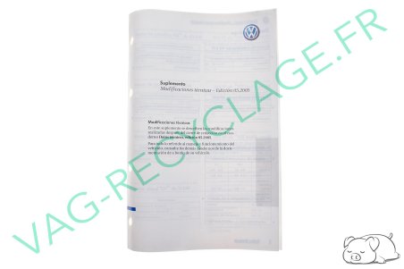 Suplemento Modificaciones técnicas pour Polo 4 Phase 2 9N3 (en espagnol) - Image 1