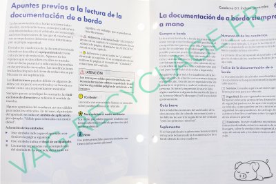 Notice 0.1 Indices generales pour Polo 4 Phase 2 9N3 (en espagnol) - Image 3