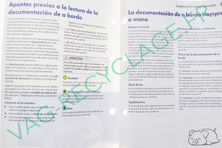 Notice 0.1 Indices generales pour Polo 4 Phase 2 9N3 (en espagnol) - Image 3