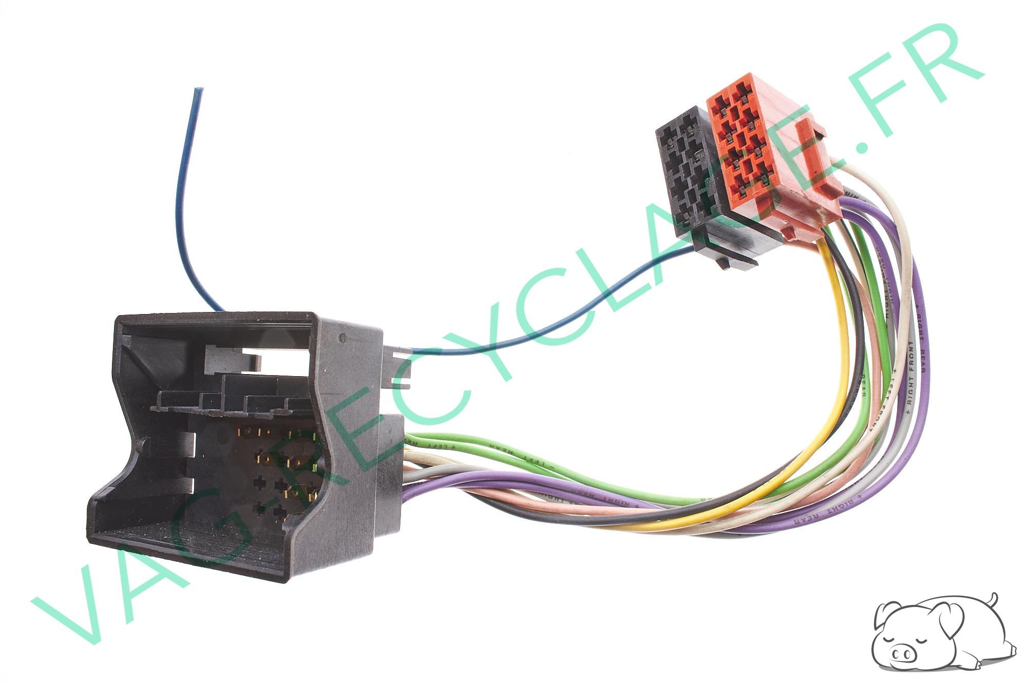 Adaptateur branchement autoradio pour divers modèle Volkswagen Seat Skoda Audi - Image 1