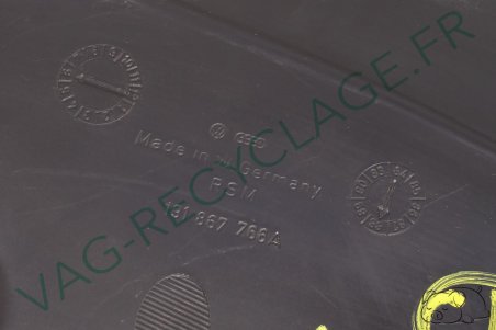 Cache banquette arrière 191867766A coté droit pour Golf 2 - Image 3