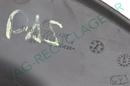 Cache intérieur avant coté droit 1H1863484 pour Golf 3 Golf 3 Cabriolet Vento - Image 5