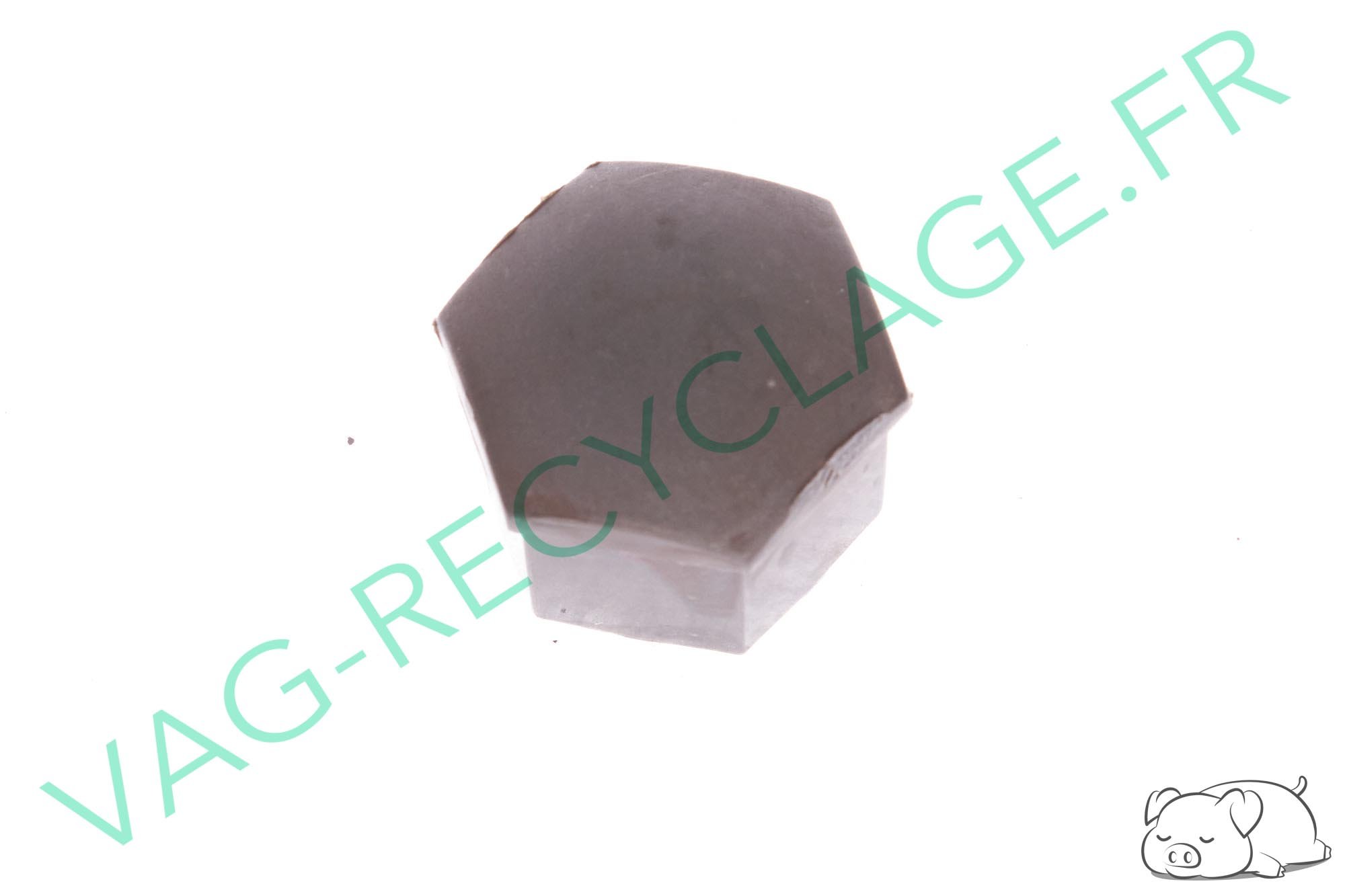 Cache boulon de roue avec rebord 321601173A Gris Volkswagen Audi Seat Skoda - Image 1