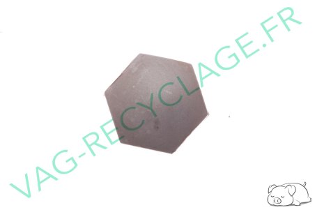 Cache boulon de roue avec rebord 321601173A Gris Volkswagen Audi Seat Skoda - Image 2