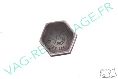 Cache boulon de roue avec rebord 321601173A Gris Volkswagen Audi Seat Skoda - Image 4