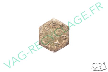 Vis boulon ceinture sécurité 7/16"x20mm 3B0857799 Volkswagen Seat Skoda Audi - Image 2