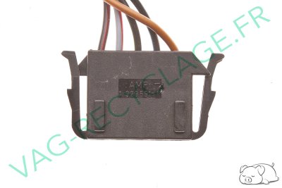 Boitier fiches plates noir 5 pôles 191972705 pour Audi Seat Skoda Volkswagen - Image 3