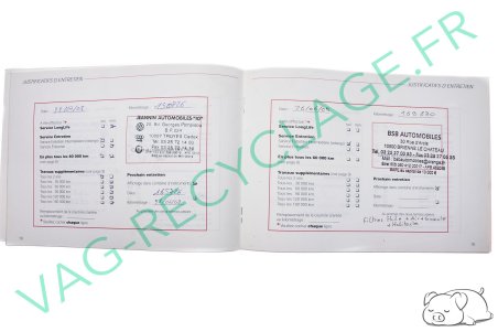 Plan d'entretien 221.556.8S0.40 pour Audi A3 8L - Image 4