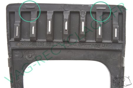 Cache soufflet de levier de vitesse 191863216 pour Volkswagen Golf 2 et Jetta 2 - Image 5