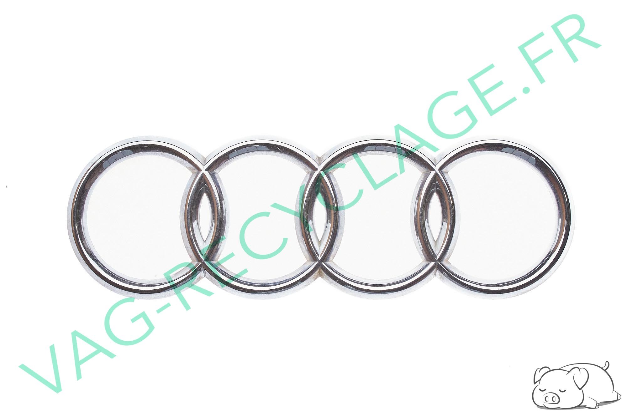 Logo de coffre chromé 8D9853742 pour Audi A3 8L Audi A4 B5 Audi RS4 B5 - Image 1