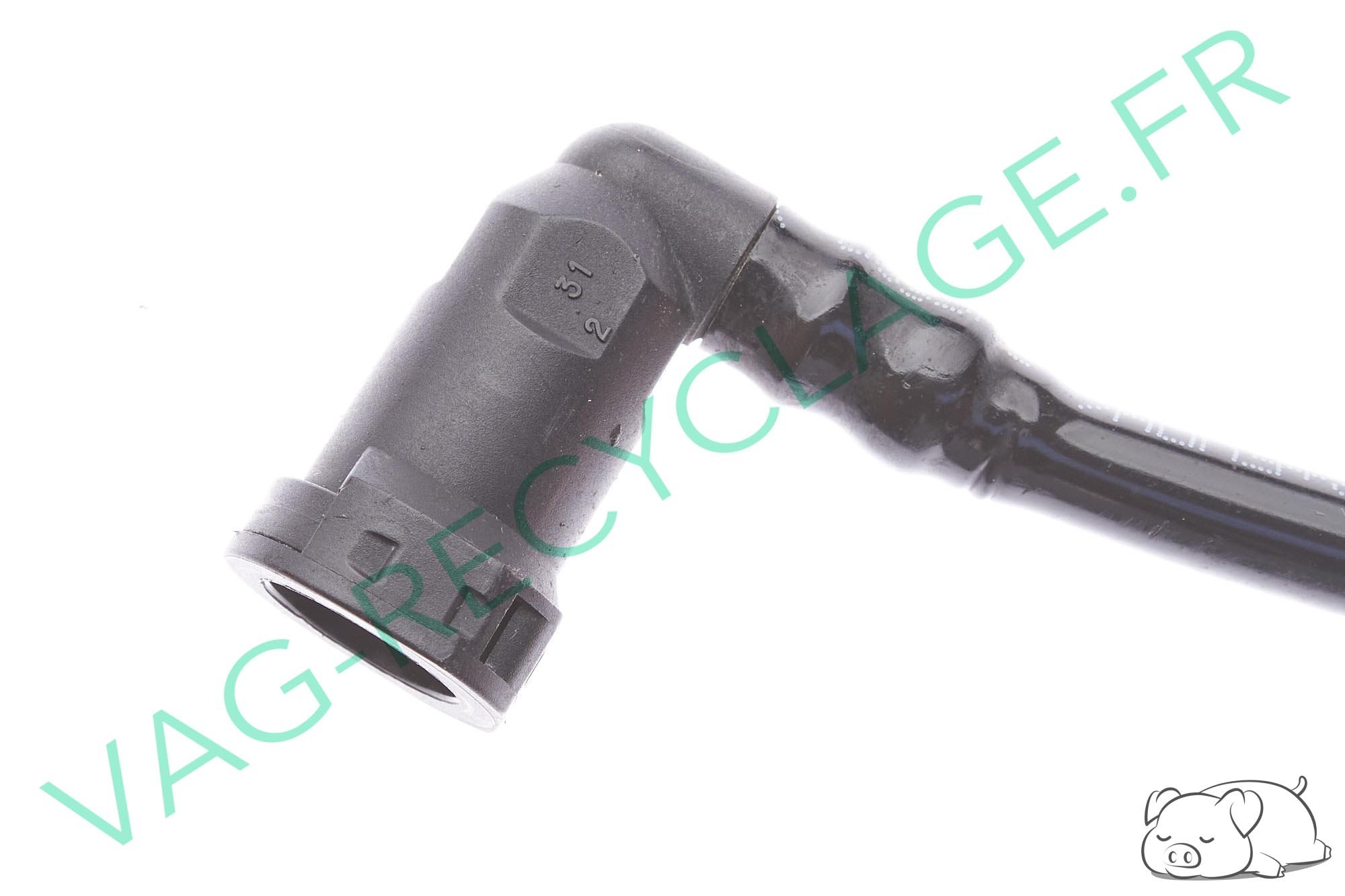 Raccord durite noire pompe à carburant pour divers Skoda Volkswagen Audi Seat - Image 1