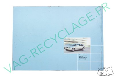 Notice d'utilisation 221.561.8L0.40 pour Audi A3 8L - Image 1