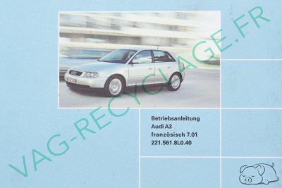 Notice d'utilisation 221.561.8L0.40 pour Audi A3 8L - Image 3