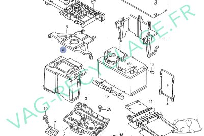Cache de batterie 1J0915435B pour Audi A3 8L Phase 2 - Image 11