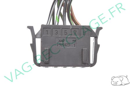 Fiche connecteur 10 pôles 191972725 Audi A2 Audi A3 8L Audi A4 B5 A6 C5 A8 D2 - Image 3