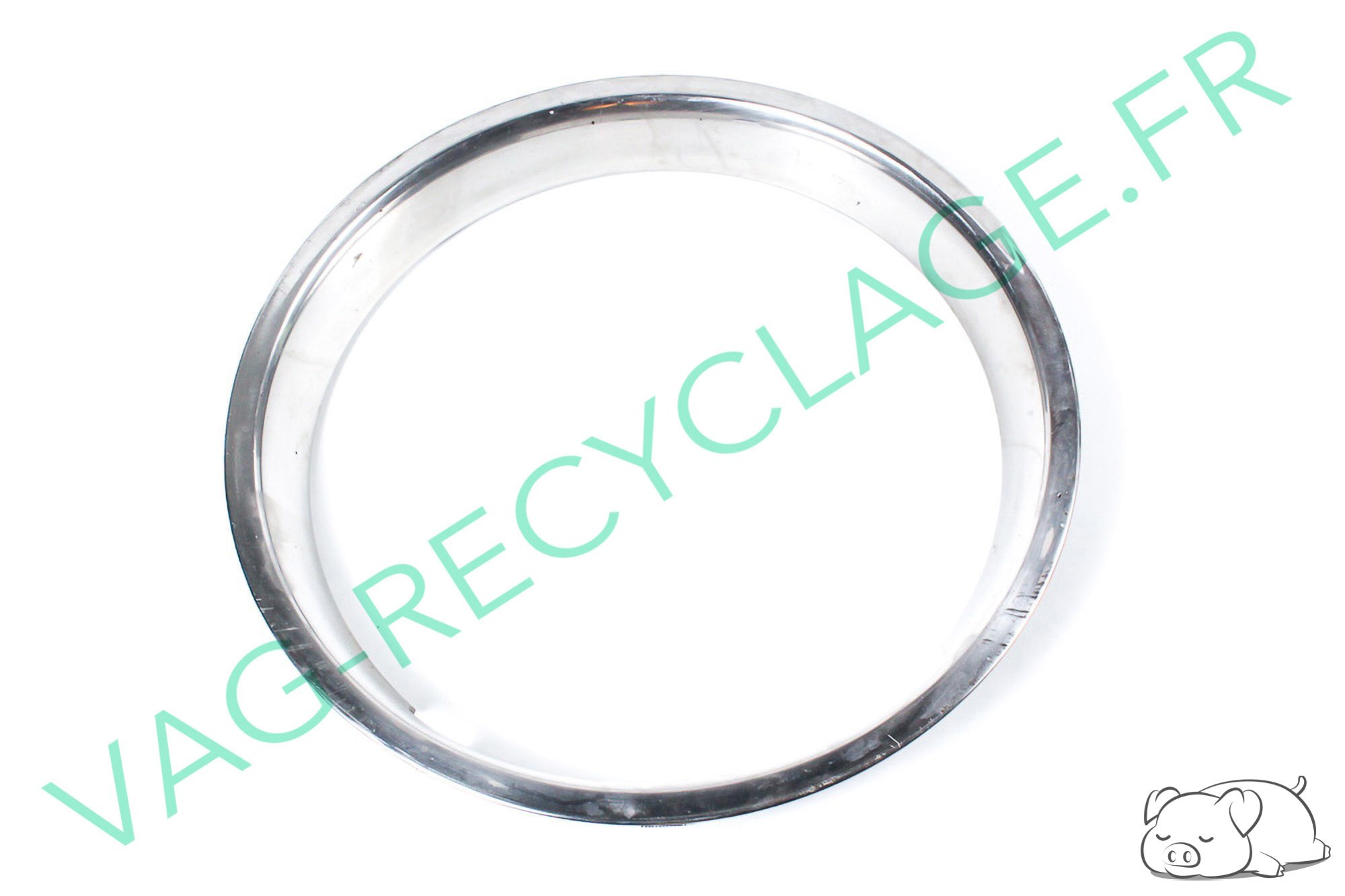 Cerclage enjoliveur en métal chromé Jante 14 pouces Volkswagen Audi Seat Skoda - Image 1