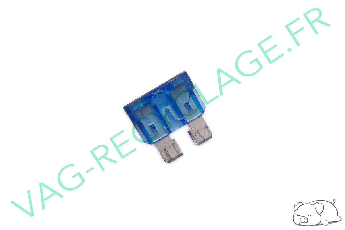 Fusible bleu 15 Ampères 12 volts N01713112 pour Volkswagen Audi Seat Skoda - Image 1