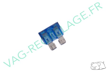 Fusible bleu 15 Ampères 12 volts N01713112 pour Volkswagen Audi Seat Skoda - Image 1