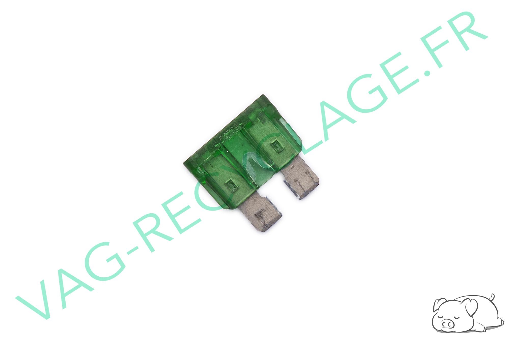 Fusible Vert 30 Ampères 12 volts N01713115 pour Volkswagen Audi Seat Skoda - Image 1