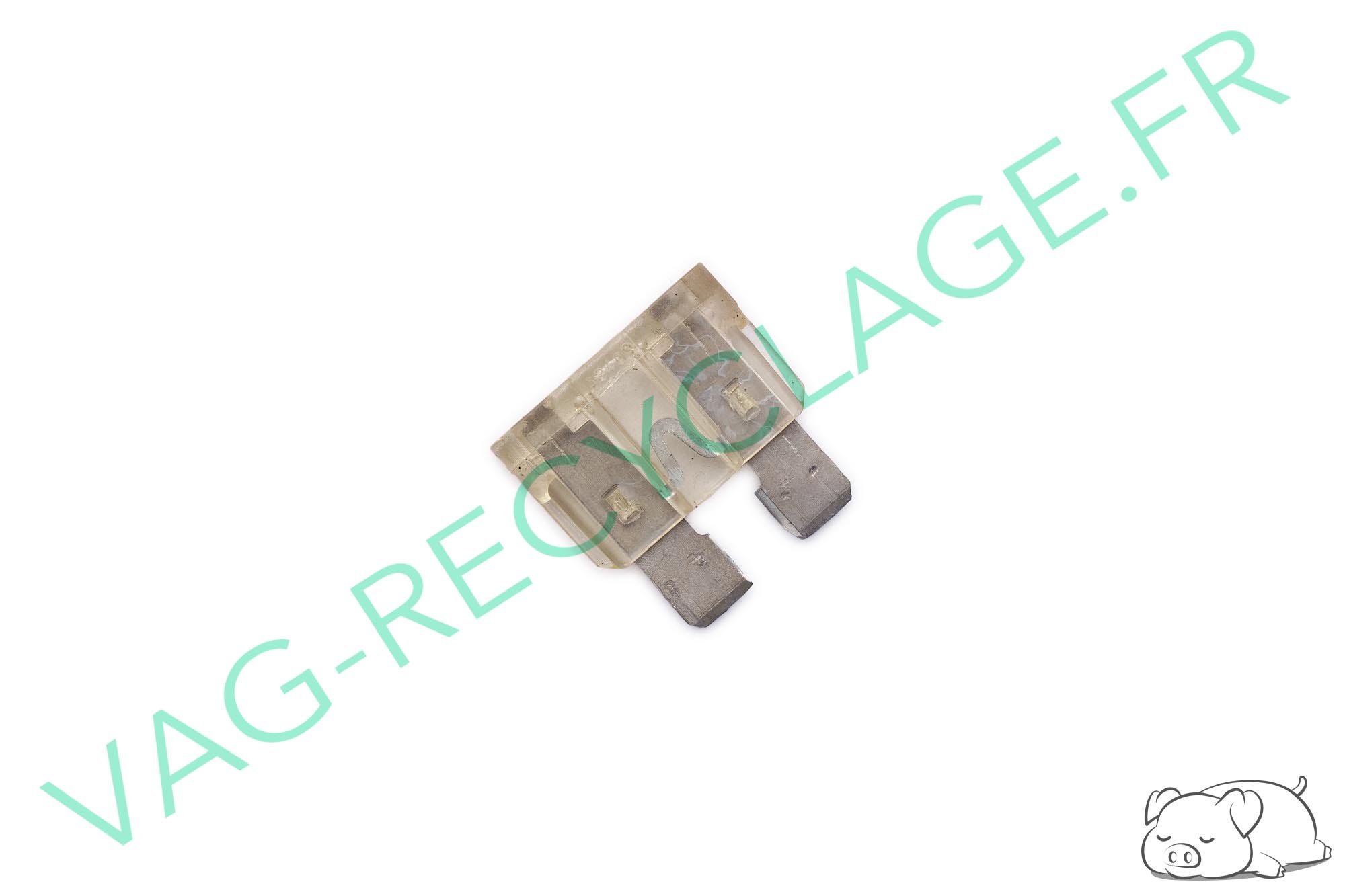 Fusible Blanc 25 Ampères 12 volts N01713114 pour Volkswagen Audi Seat Skoda - Image 1