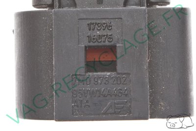 Boitier fiches plates 90° 2 pôles 7M0973202 pour Skoda Seat Audi Volkswagen - Image 3