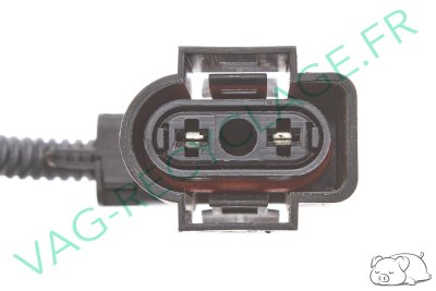 Boitier fiches plates 90° 2 pôles 7M0973202 pour Skoda Seat Audi Volkswagen - Image 4