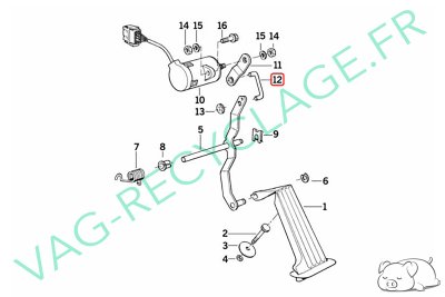 Tringle potentiomètre pédale d'accélérateur pour Bmw E36 E34 E39 E38 - Image 3
