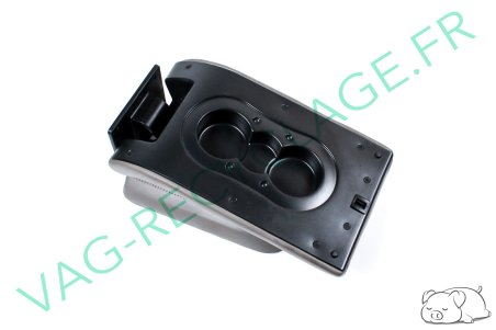 Accoudoir porte gobelet en cuir gris pour MG TF - Image 2