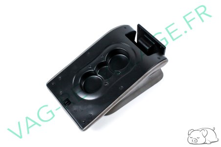 Accoudoir porte gobelet en cuir gris pour MG TF - Image 3