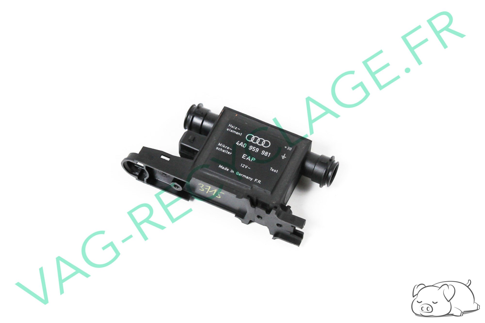 Boitier barillet de porte chauffant Audi 80 90 100 Cab Coupé RS2 V8 A4 A6 A8 - Image 1