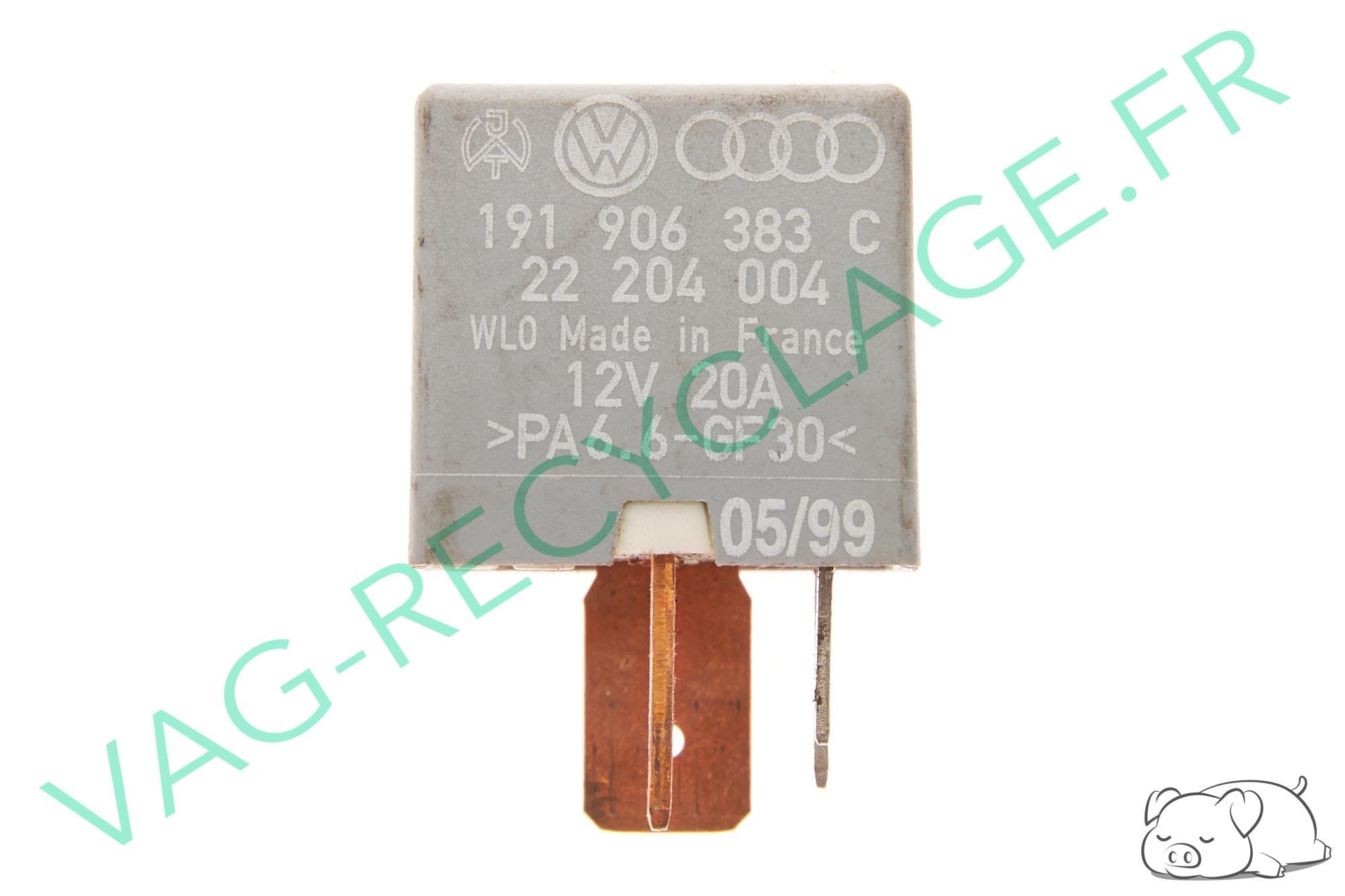 Relais de pompe à essence n.167 191906383C pour Volkswagen Audi Seat Skoda - Image 1