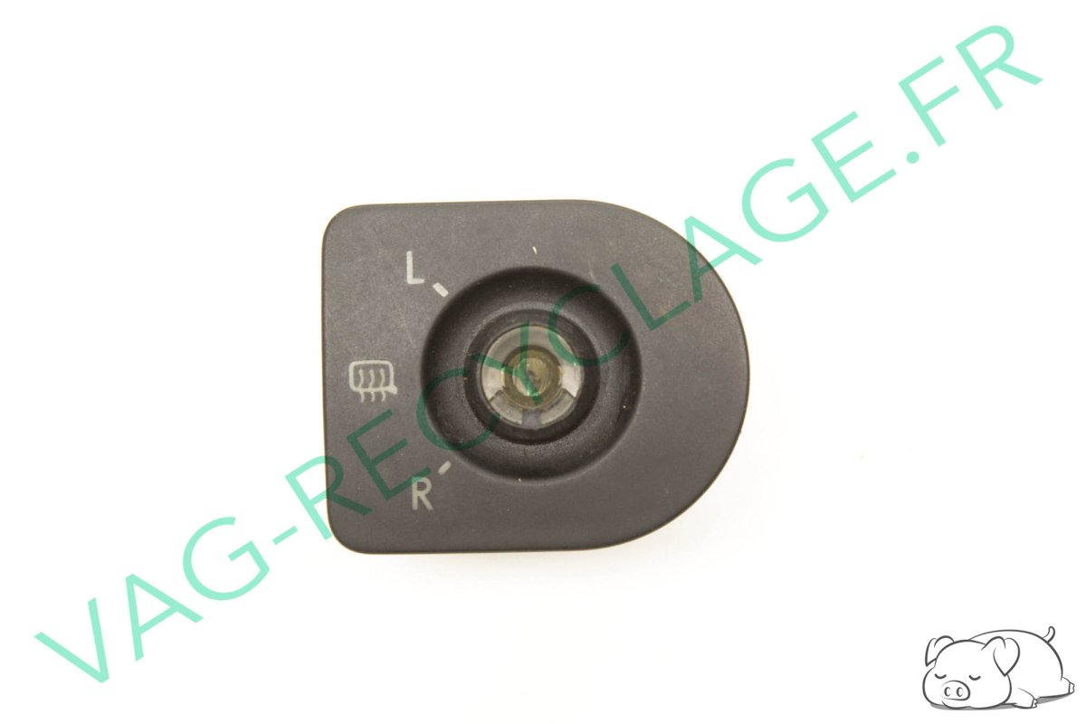 Bouton réglage rétroviseur chauffant 1J1959565D Golf 4 Passat 5 (pour pièces) - Image 1