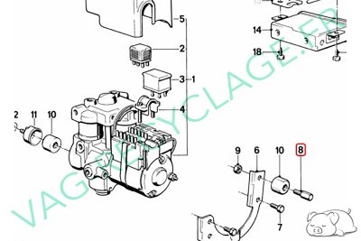 Vis silentbloc pour bloc ABS 1154832 pour Bmw E30 Bmw E46 Bmw Z1 - Image 4