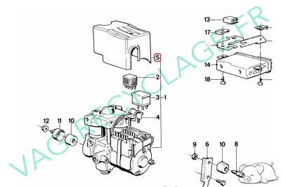 Cache prise bloc ABS 1154833 Bmw E30 316i 318i 320i 323i 324d 325ix 325i M3 - Image 7
