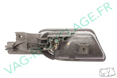 Poignée de porte intérieure arrière gauche Golf 5 1K4839113B chromée - Image 2