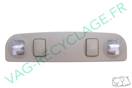Plafonnier + lampe de lecture gris arrière 8E0947111A Audi A3 8P Audi A4 B6 - Image 1