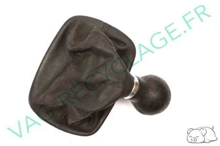 Soufflet de levier de vitesse et pommeau cuir 4B0863279A Audi A6 C5 - Image 1