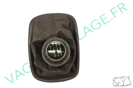 Soufflet de levier de vitesse et pommeau cuir 4B0863279A Audi A6 C5 - Image 2