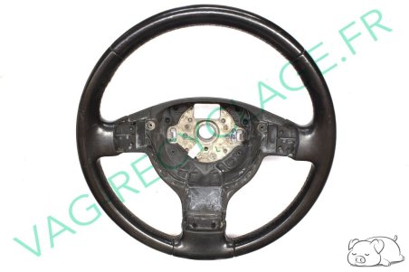 Volant de direction multifonction cuir 3 branches 3C0419091L pour Jetta 5 - Image 1