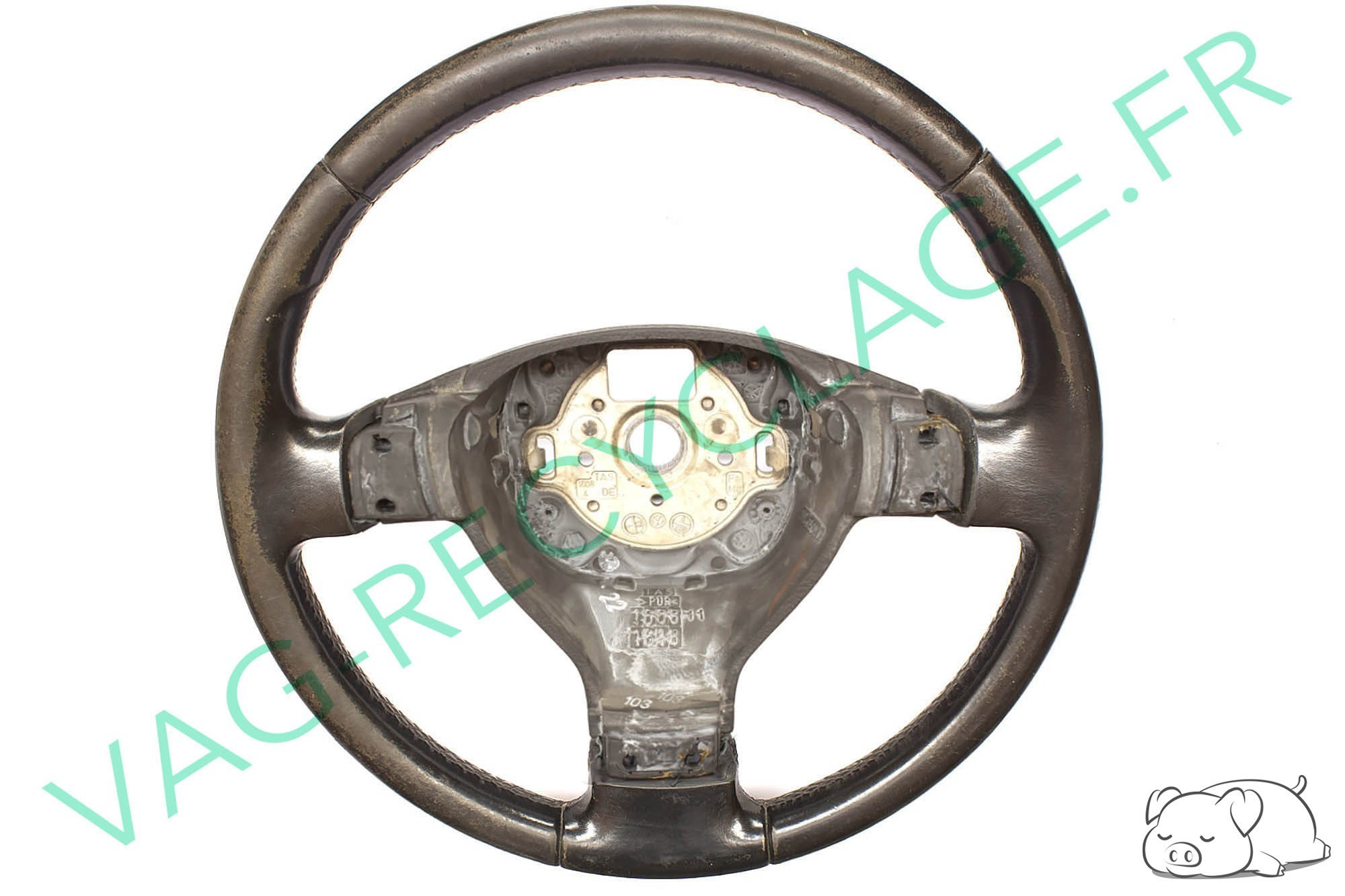 Volant 3 branches cuir Golf 5 1K0419091M - Image 1