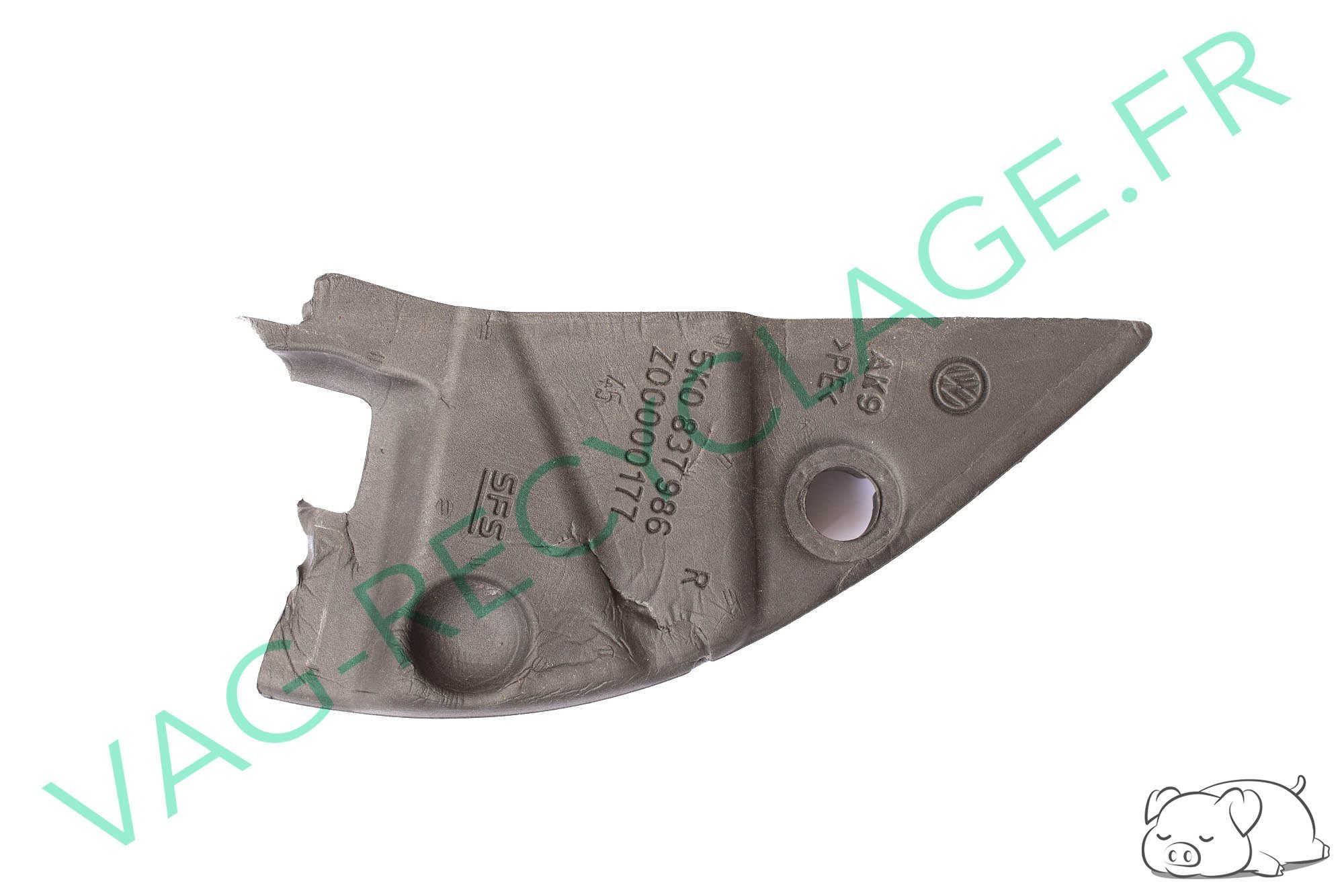 Mousse isolante tweeter aigu avant droit 5K0837986 Golf 6 - Image 1